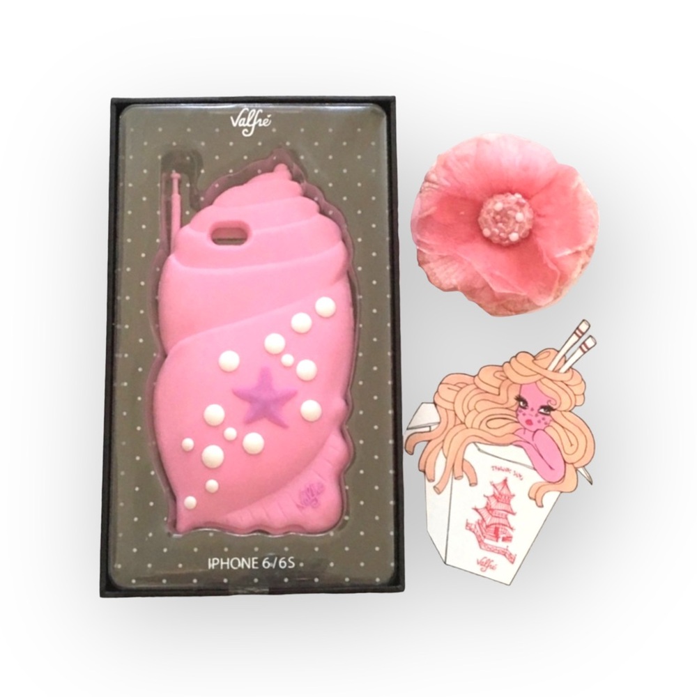 new Valfre ☏ Mermaid Shellular 3D Protective Phone Case ☏ iPhone 6/7/8 ☏ Pink